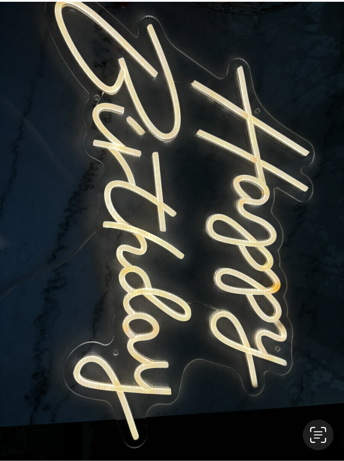 Happy Birthday Neon Light 